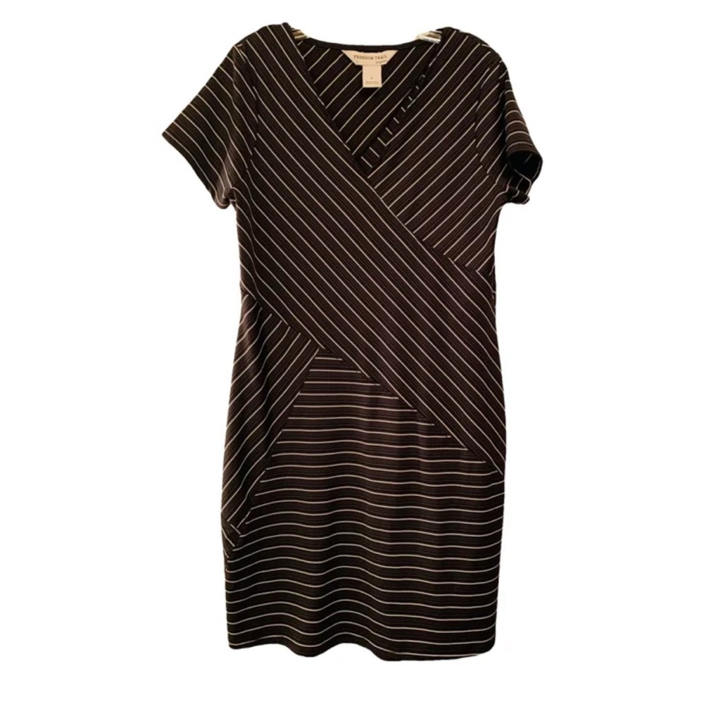 NWOT Freedom Trail Black and White Mini Dress